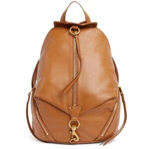 Rebecca Minkoff $428 Jumbo Julian Leather Backpack Caramello NWT!